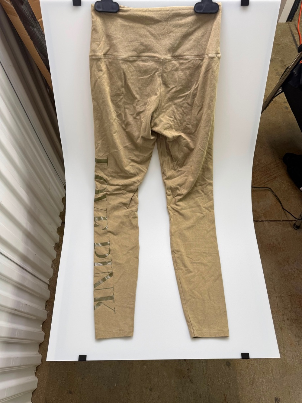 PINK Victoria's Secret Tan Logo Side-Leggings - Picture 2 of 2